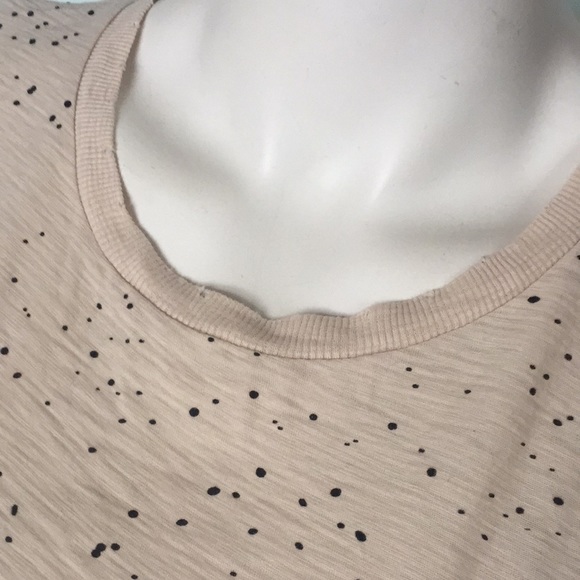 Nation M Cream Boxy Cropped Splatter Tee - Picture 2 of 5